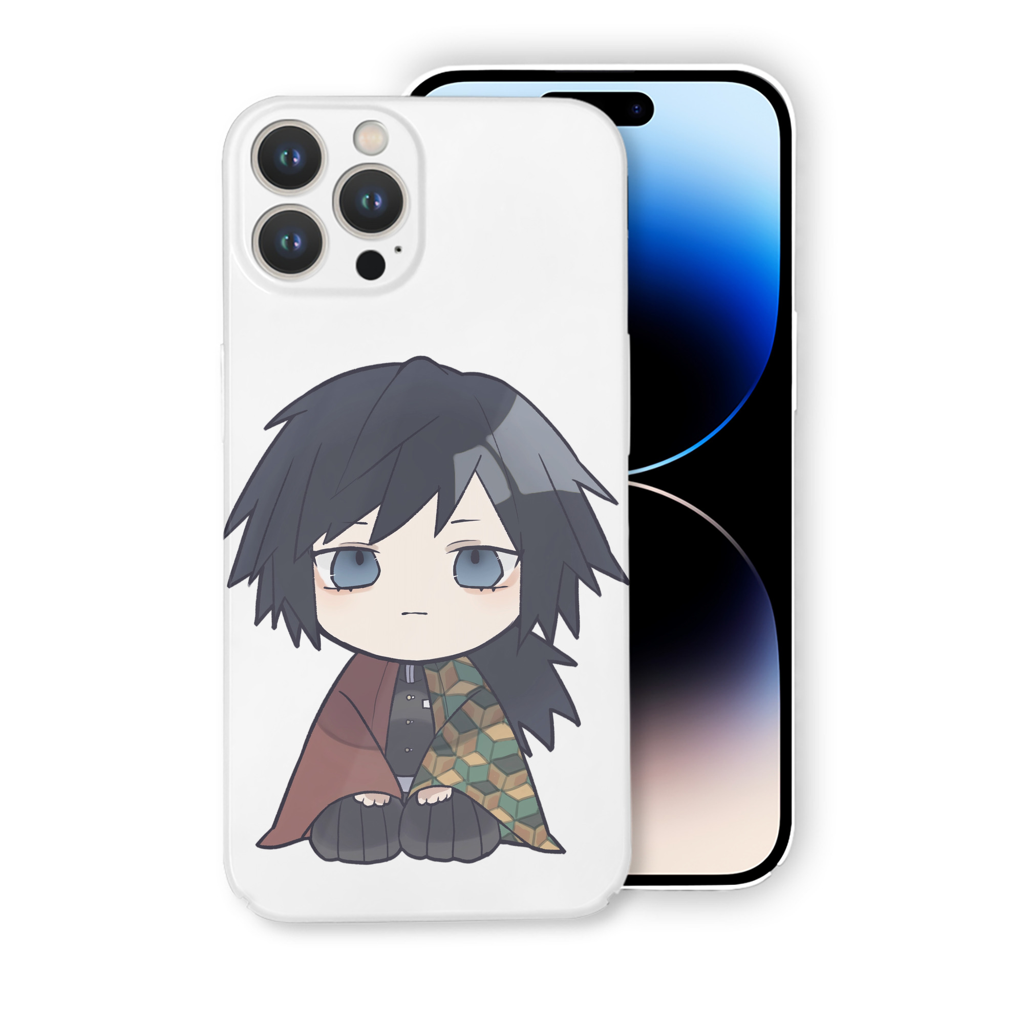 （画像用） 鬼滅の刃（きめつのやいば）水柱-冨岡 義勇／とみおか ぎゆう Tomioka Giyuu 【iPhone 14シリーズ対応】ハードケース